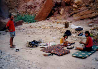 Abends in Bir Quseib